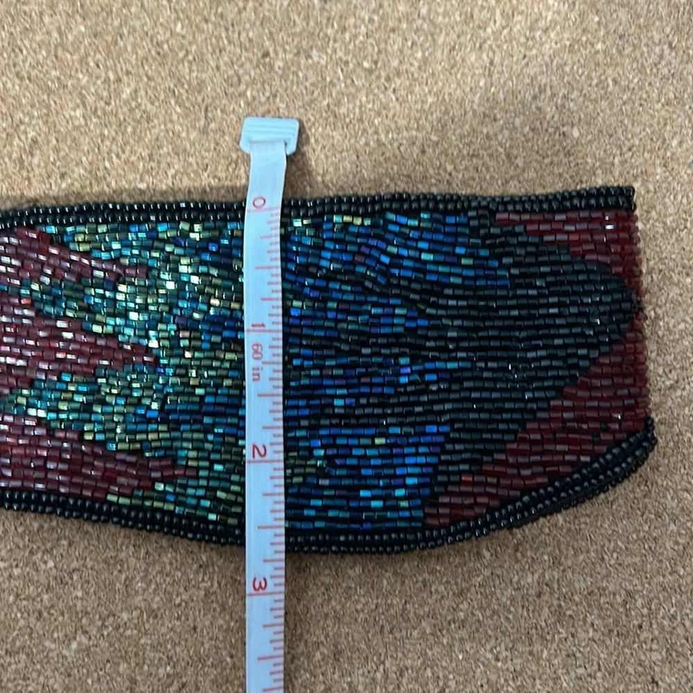 Vintage Speyer Milor Ltd Handmade Colorful Beaded belt